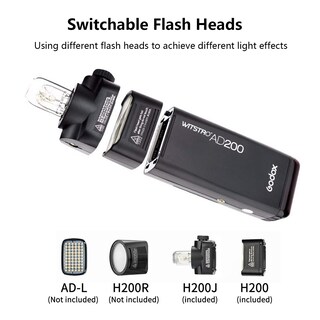 Foto 6 | Flash Estroboscópico De Bolsillo Godox Ad200 Pro 200 W Ttl Para Cámara Sony - Venta Internacional.