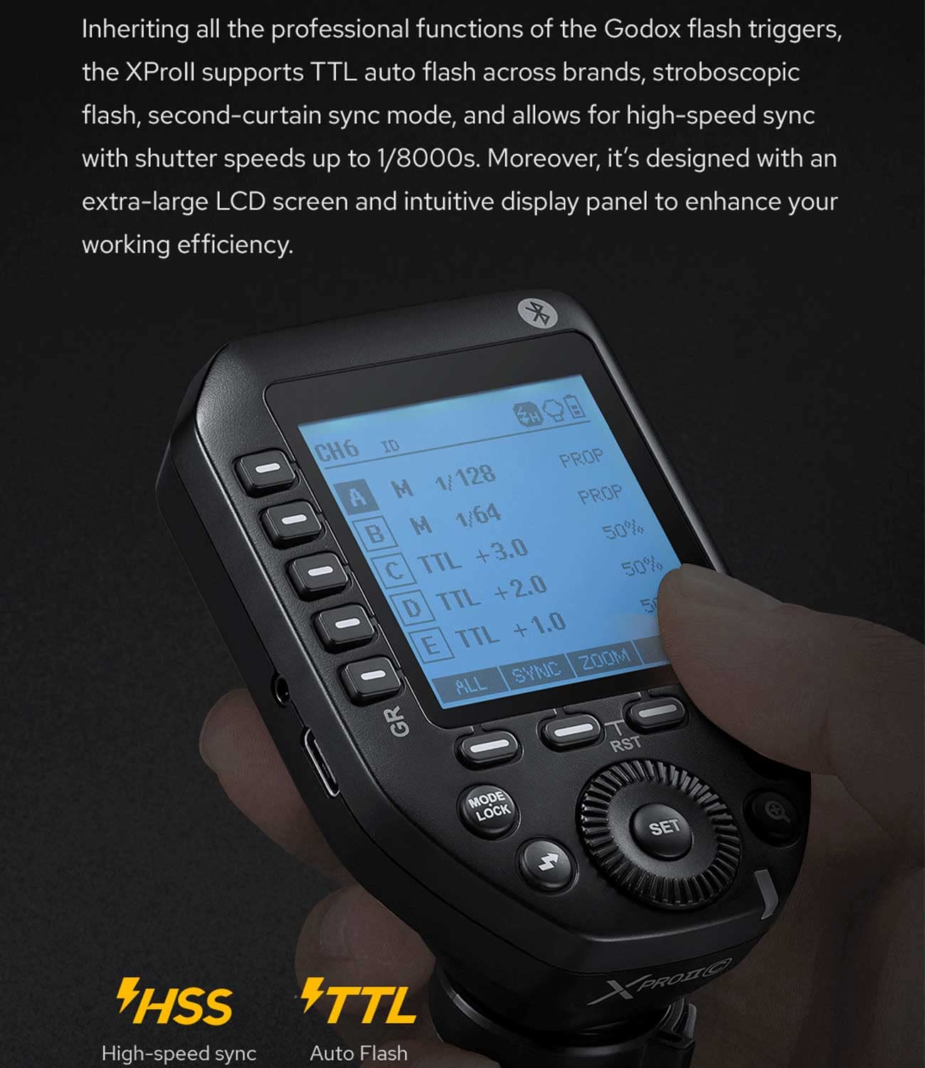 Foto 3 pulgar | Disparador De Flash Inalámbrico Godox Xproii-c E-ttl Para Cámara Canon - Venta Internacional.