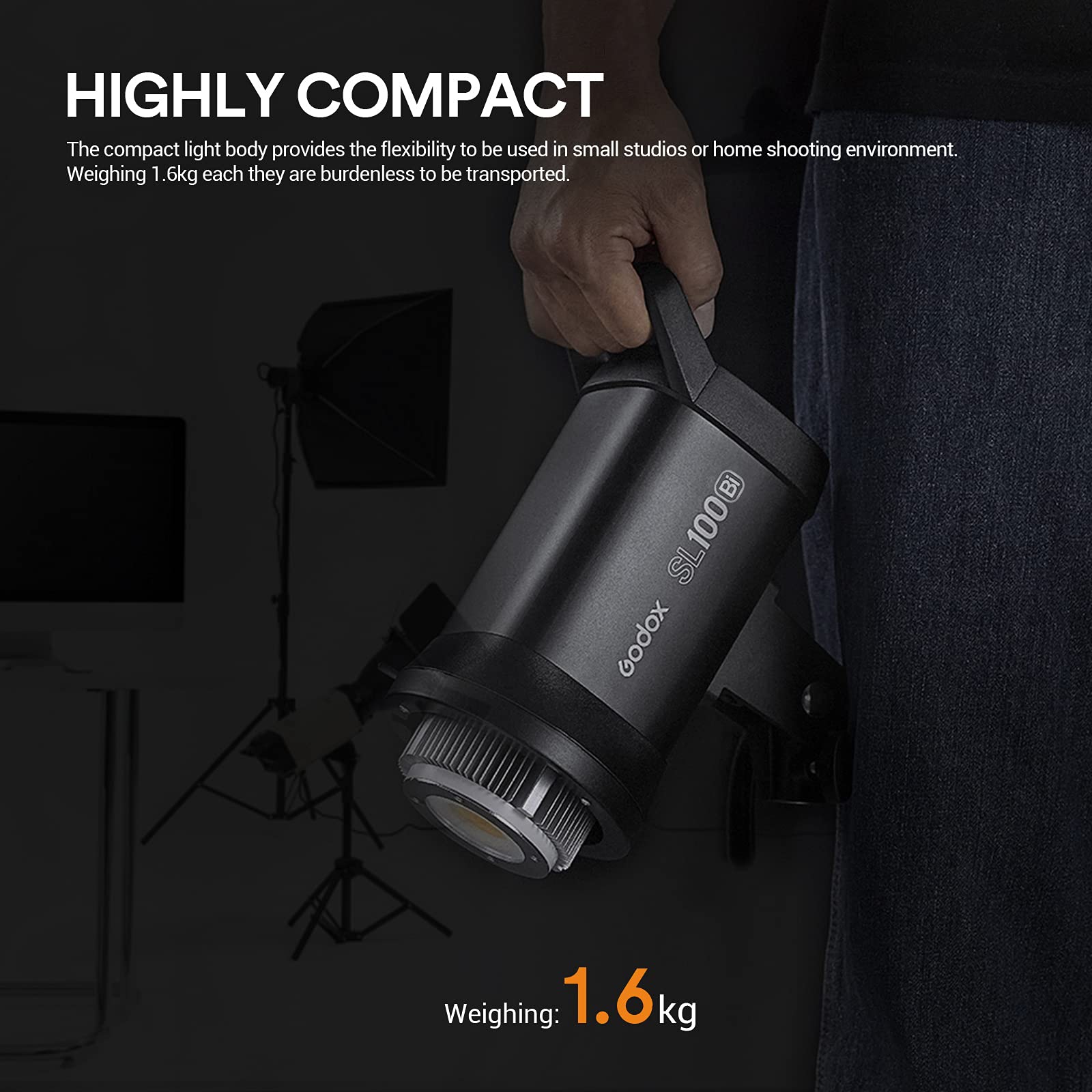 Foto 6 pulgar | Lámpara De Vídeo Led Godox Sl100bi Bicolor 2800-6500k 100w - Venta Internacional.