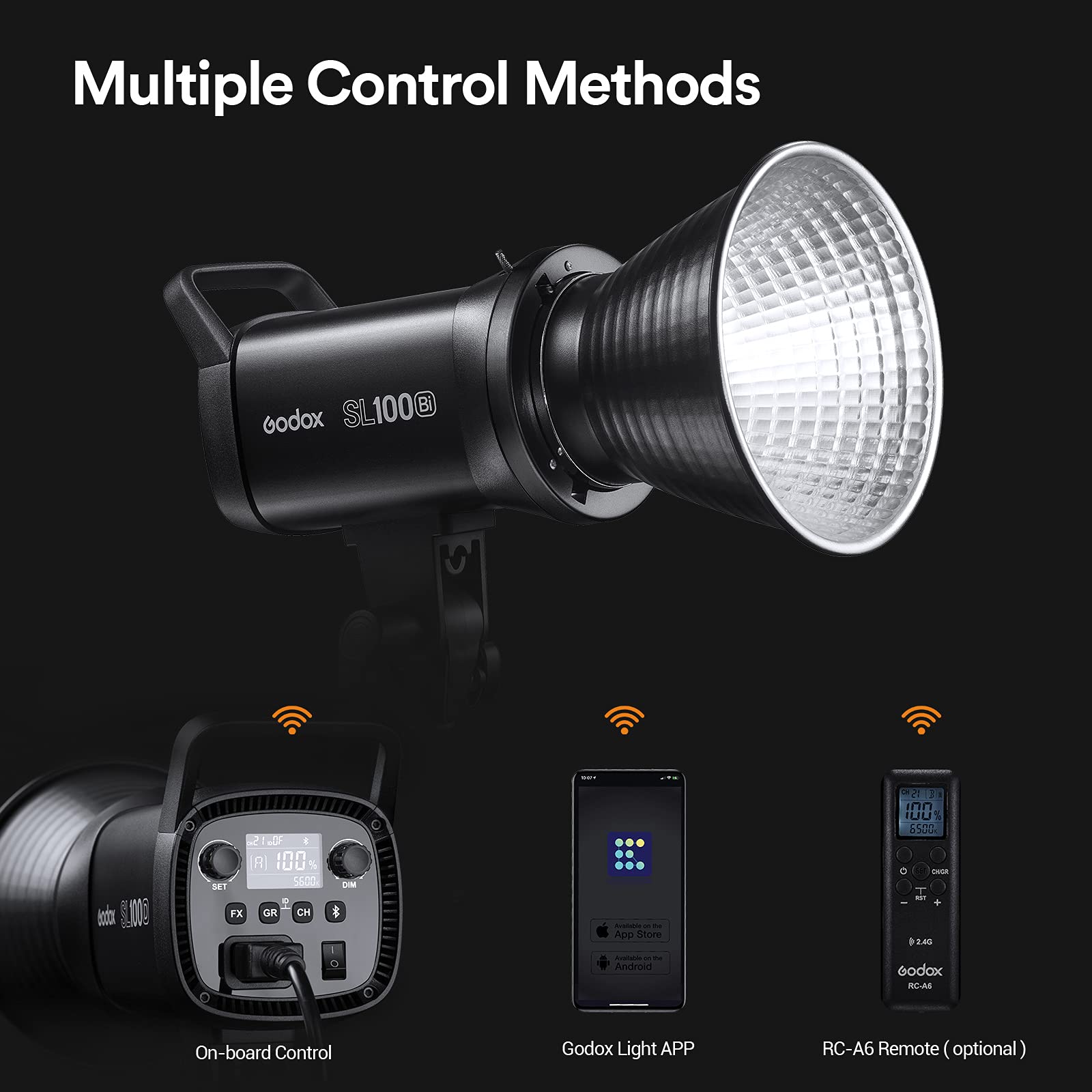 Foto 8 pulgar | Lámpara De Vídeo Led Godox Sl100bi Bicolor 2800-6500k 100w - Venta Internacional.