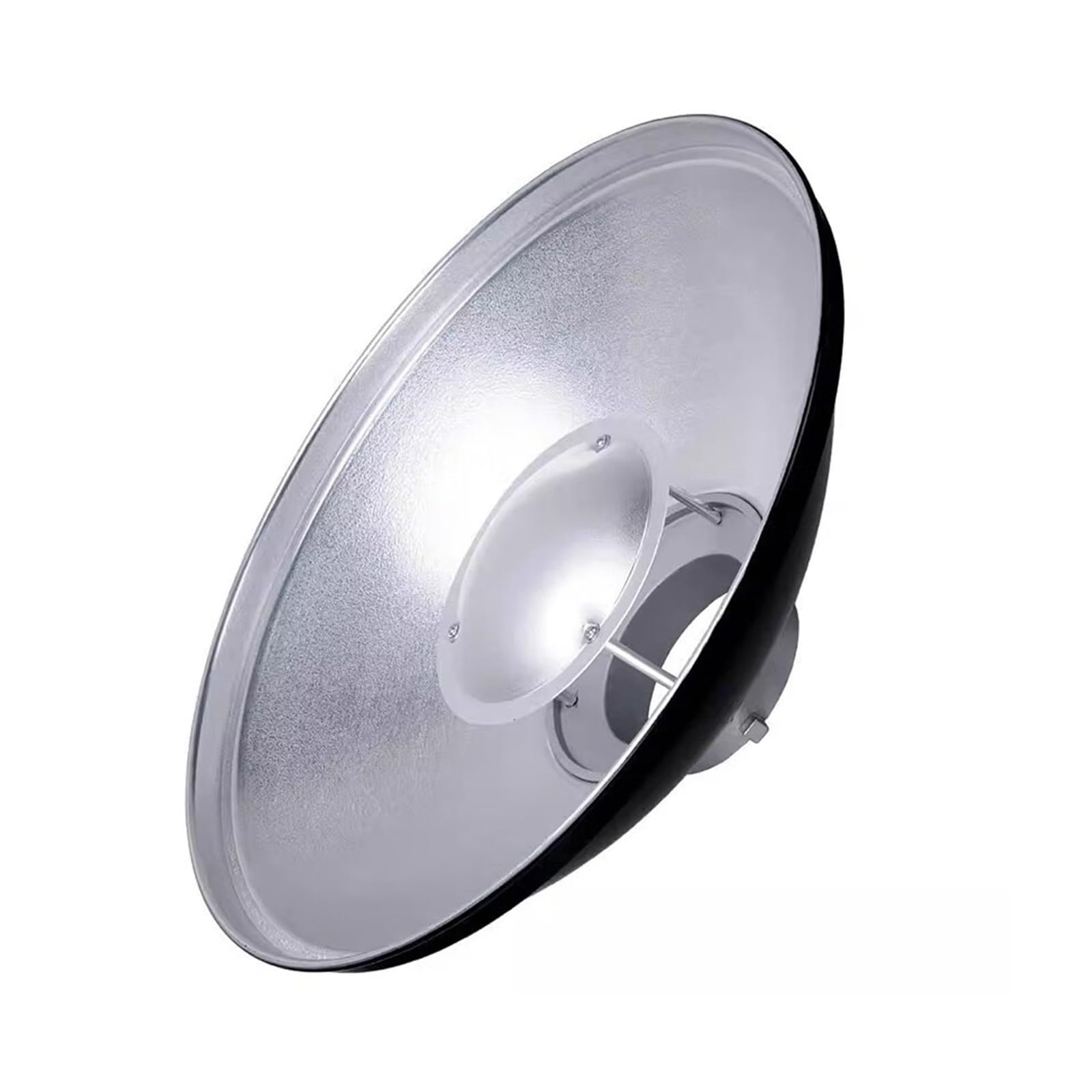 Foto 6 pulgar | Reflector Beauty Dish Godox De 42 Cm, Plateado Con Difusor Bowens M - Venta Internacional.