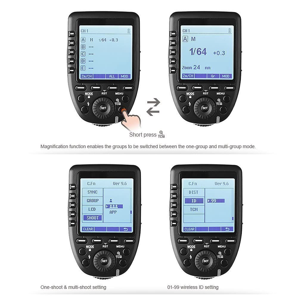 Foto 5 pulgar | Transmisor Inalámbrico Con Disparador De Flash Godox Xpro-c Para Canon Eo - Venta Internacional.