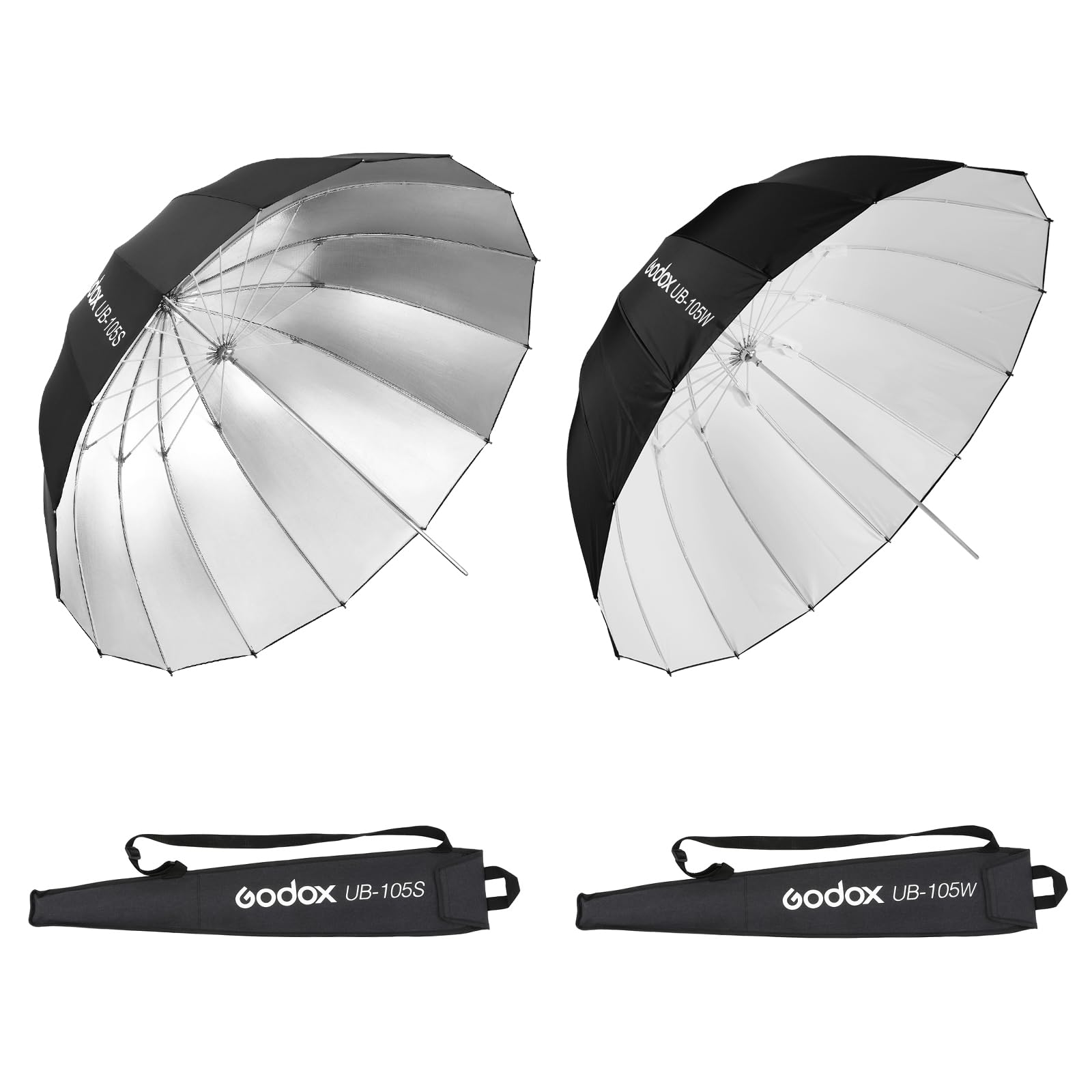Foto 2 pulgar | Paraguas De Fotografía Godox, 2 Unidades, 105 Cm De Profundidad, Parabólico - Venta Internacional.