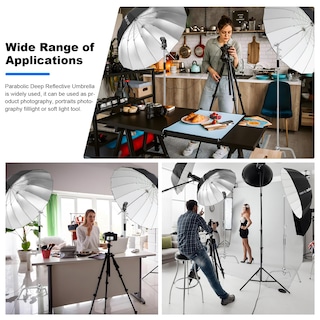 Foto 2 | Paraguas De Fotografía Godox, 2 Unidades, 105 Cm De Profundidad, Parabólico - Venta Internacional.