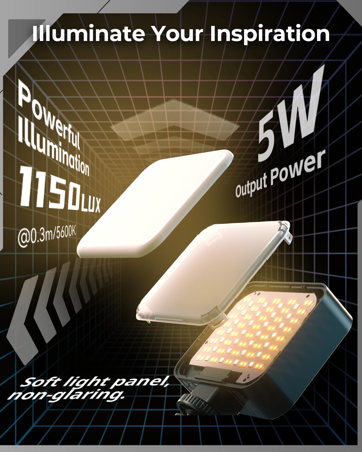 Foto 5 pulgar | Lámpara Led De Vídeo Smallrig Vibe P108 Pro Rgb 5 W Cri95+ 2500-65 - Venta Internacional.
