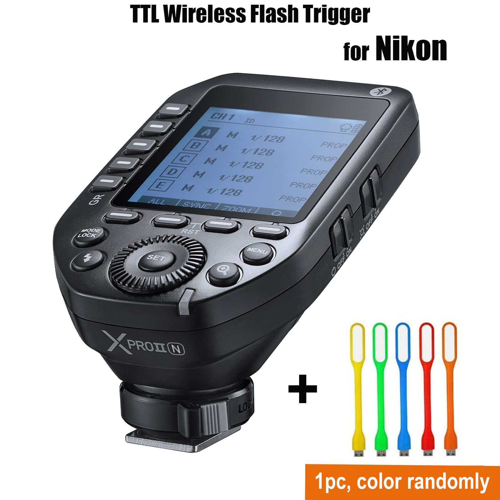 Foto 3 pulgar | Disparador De Flash Inalámbrico Godox Xproii-n Ttl 2.4g Para Nikon - Venta Internacional.
