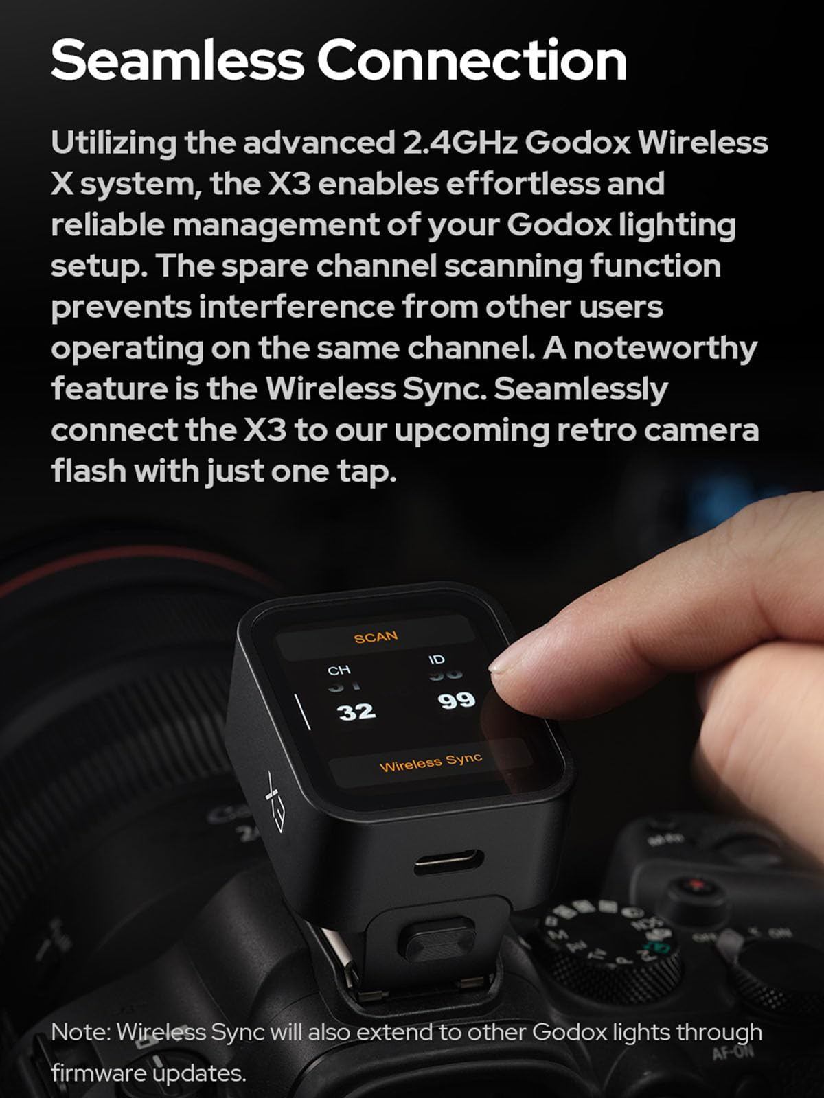 Foto 4 pulgar | Disparador De Flash Inalámbrico Godox X3n Ttl Para Nikon Con Oled - Venta Internacional.