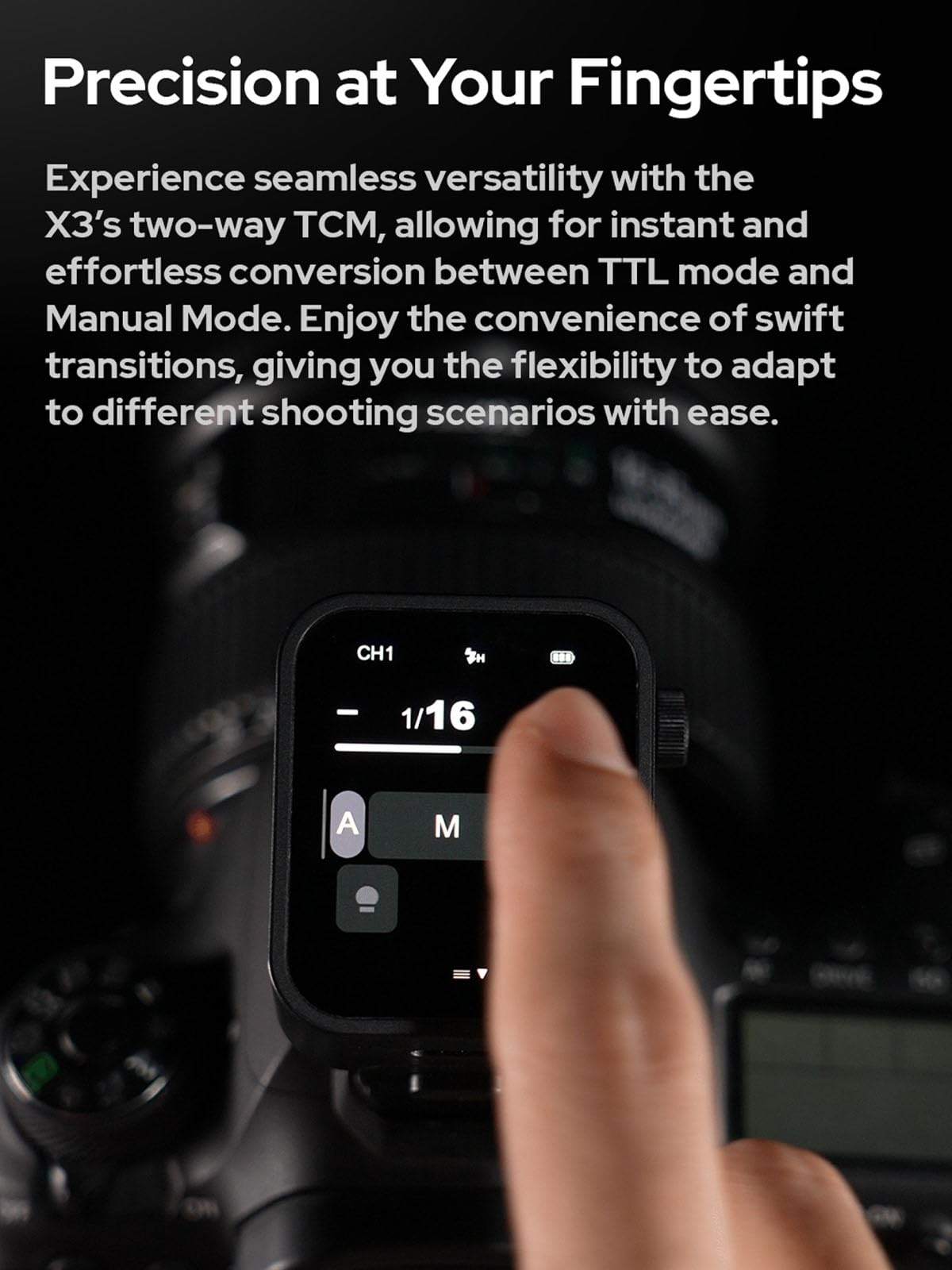 Foto 7 pulgar | Disparador De Flash Inalámbrico Godox X3n Ttl Para Nikon Con Oled - Venta Internacional.