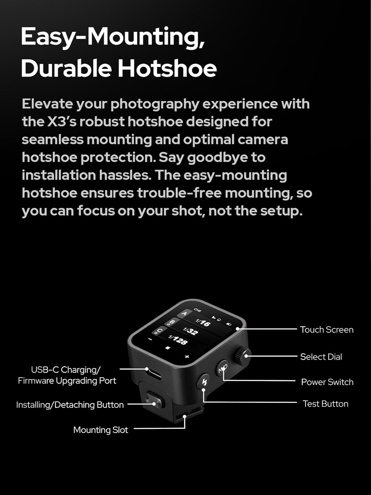 Foto 8 pulgar | Disparador De Flash Inalámbrico Godox X3n Ttl Para Nikon Con Oled - Venta Internacional.