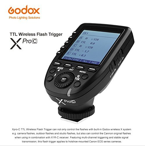 Foto 2 | Disparador De Flash Inalámbrico Godox Xpro-c Ttl Para Canon Eos - Venta Internacional.
