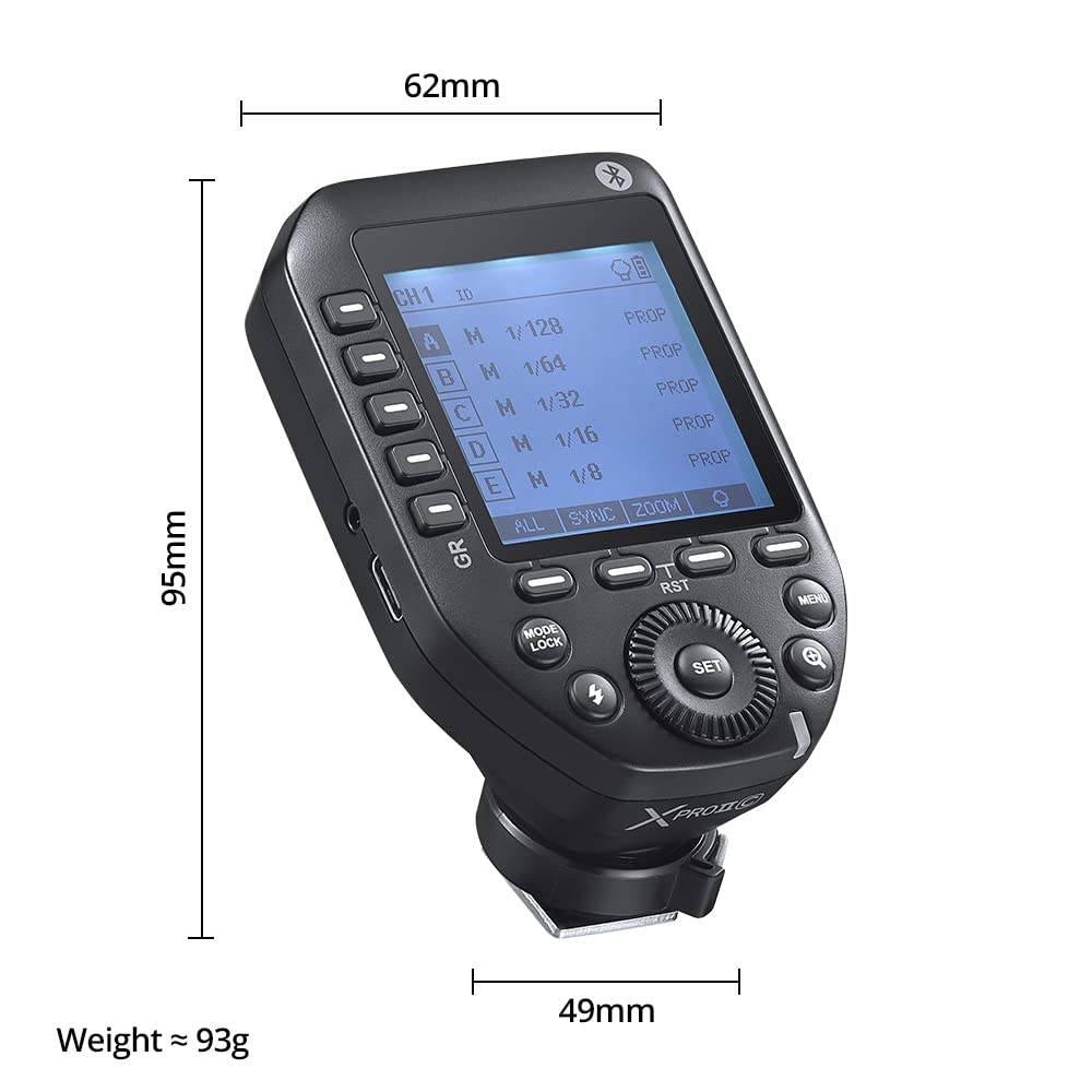 Foto 3 pulgar | Disparador Godox Xproii-c, Disparador De Flash Godox Para Canon, Disparador De Flash Inalámbrico Ttl - Venta Interna