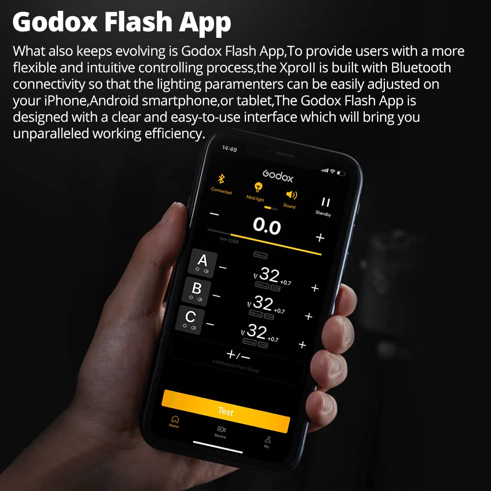 Foto 6 pulgar | Disparador Godox Xproii-c, Disparador De Flash Godox Para Canon, Disparador De Flash Inalámbrico Ttl - Venta Interna