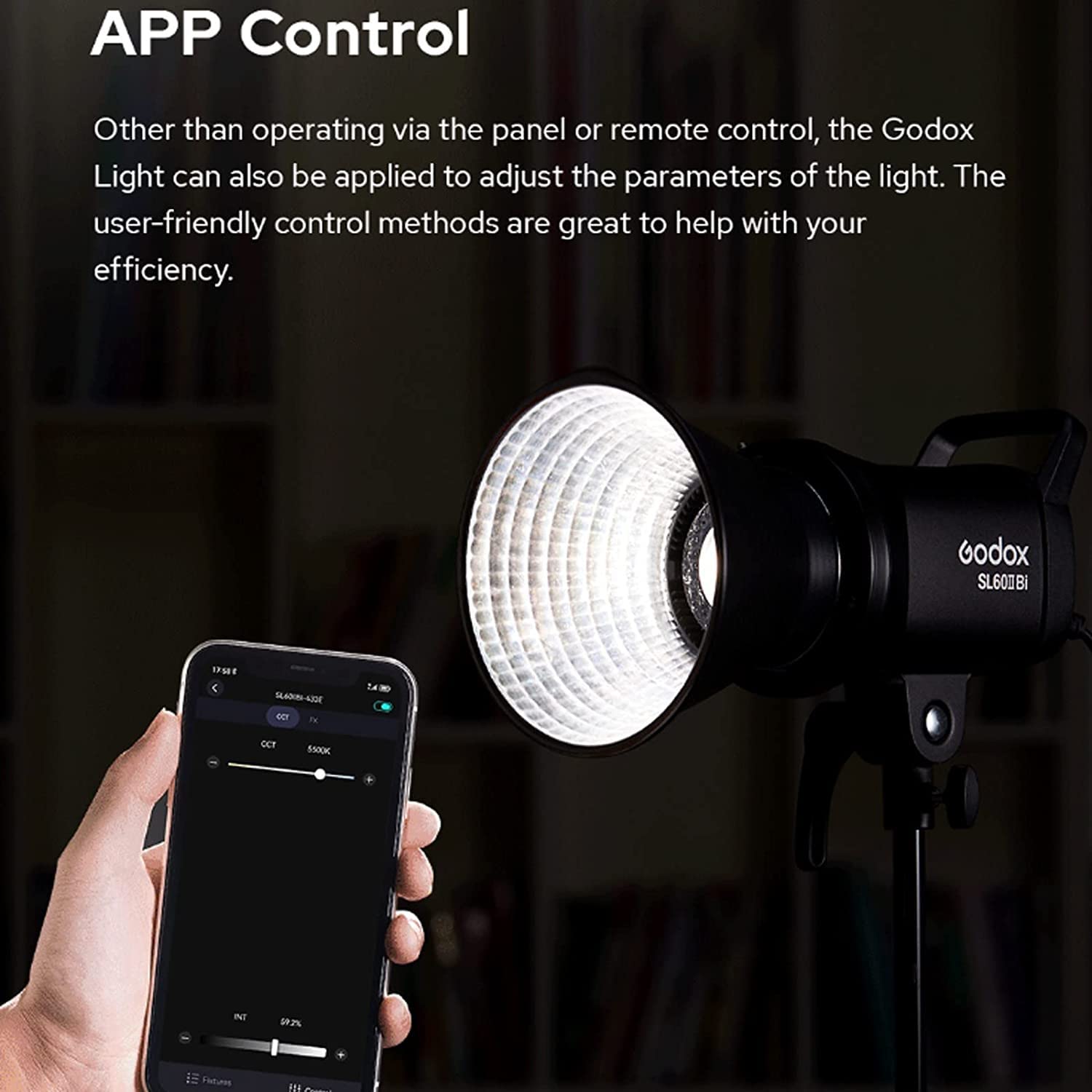 Foto 5 pulgar | Lámpara De Vídeo Led Godox Sl60 Sl60iibi De 75 W Con Montaje Bowens - Venta Internacional.