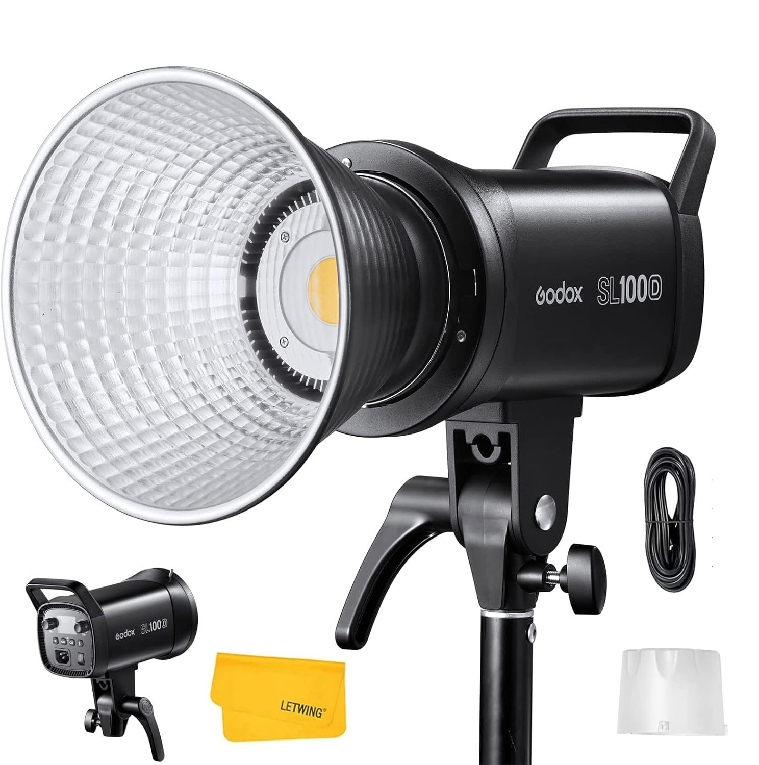 Lámpara De Vídeo Led Godox Sl100d 100w Tlci≥97 Cri≥96 5600k - Venta Internacional.