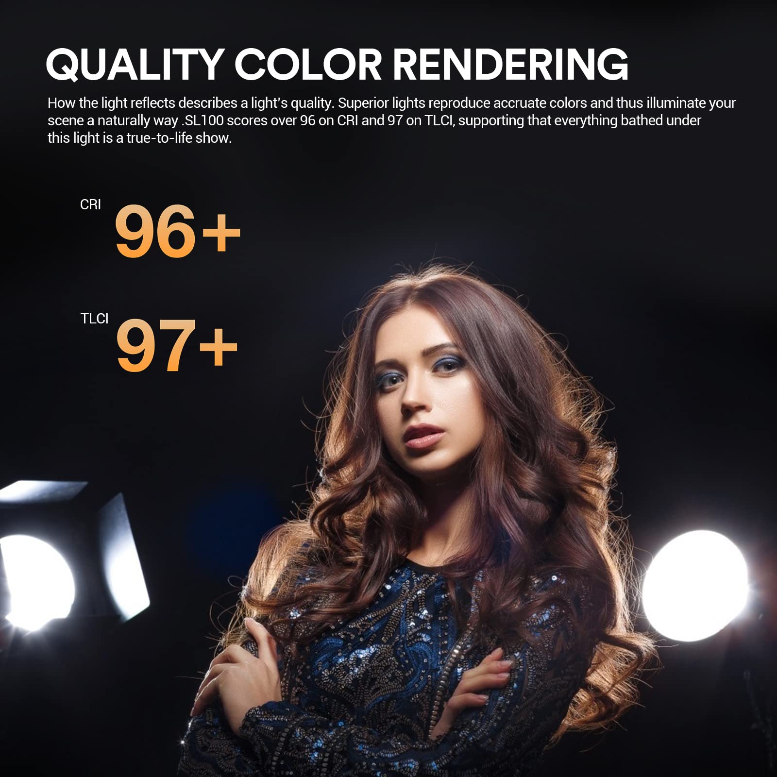 Foto 5 pulgar | Lámpara De Vídeo Led Godox Sl100d 100w Tlci≥97 Cri≥96 5600k - Venta Internacional.