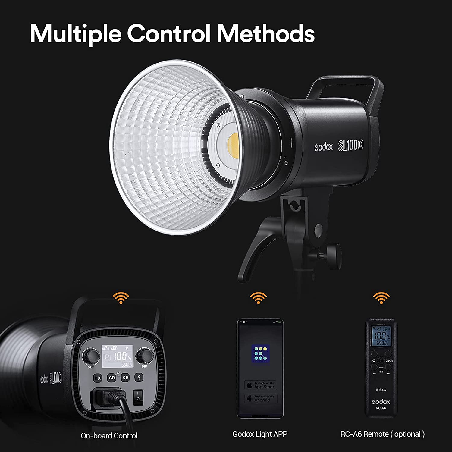 Foto 8 pulgar | Lámpara De Vídeo Led Godox Sl100d 100w Tlci≥97 Cri≥96 5600k - Venta Internacional.