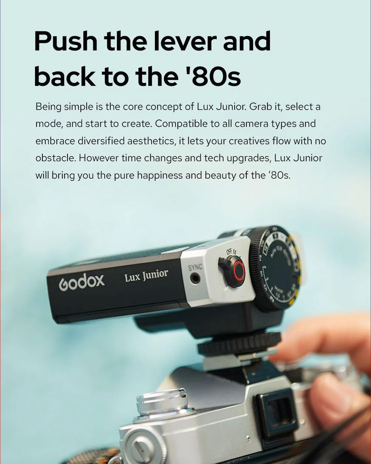 Foto 4 | Cámara Flash Godox Lux Junior Retro Gn12 6000k±200k Para Cano - Venta Internacional.