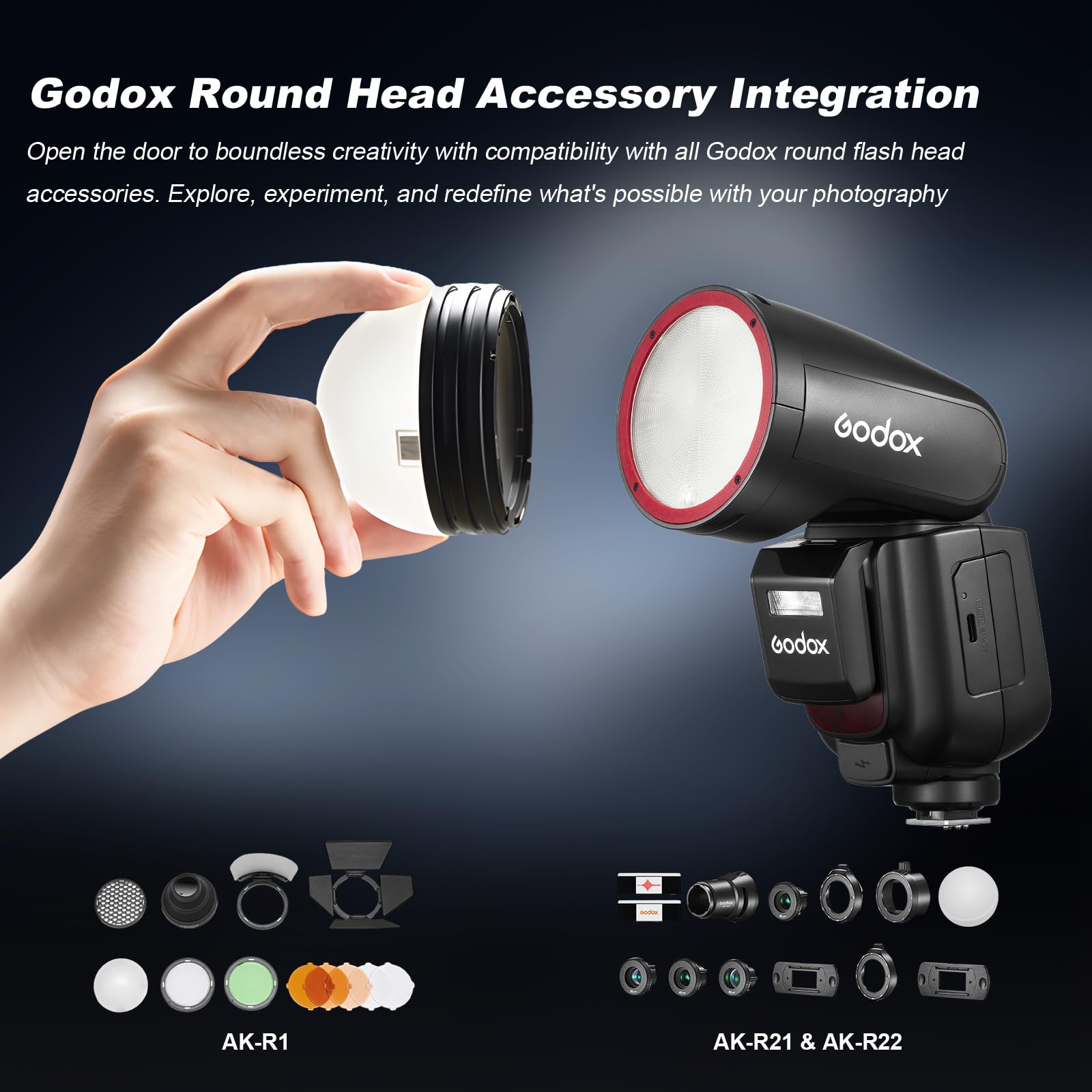 Foto 8 pulgar | Flash Godox V1 Pro C Para Cámaras Canon Con Hss Ttl Inalámbrico - Venta Internacional.