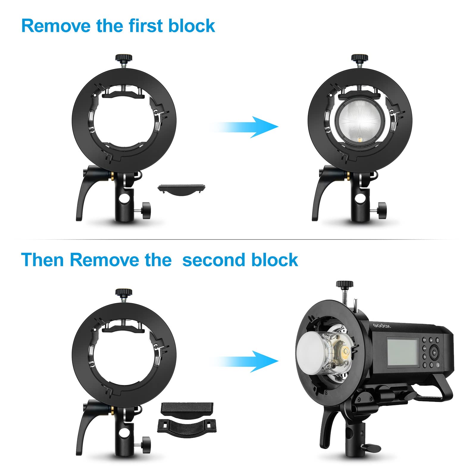 Foto 4 pulgar | Soporte Speedlite Godox S2 Bowens Para Flash - Venta Internacional.