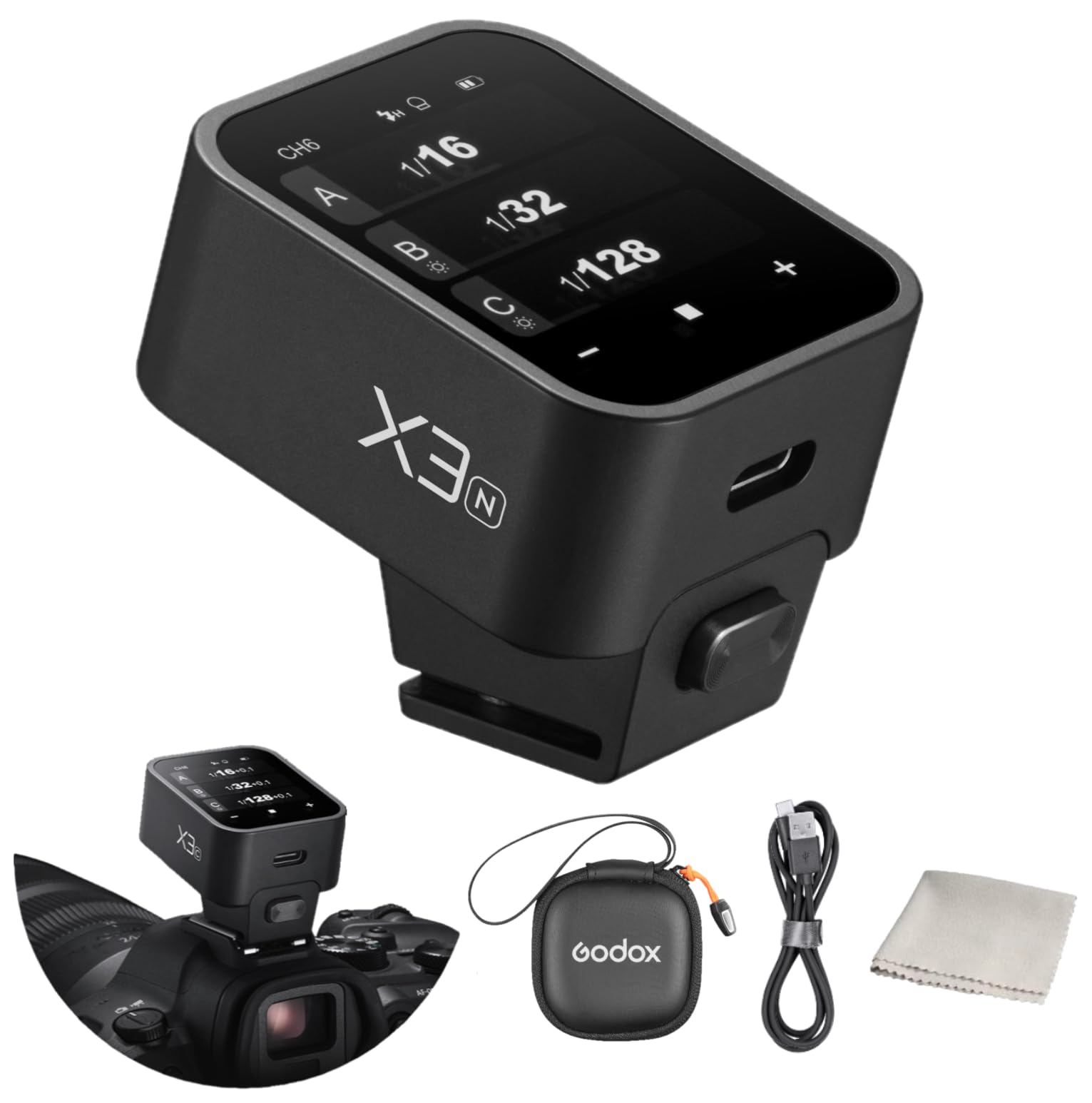 Disparador De Flash Inalámbrico Ttl Godox X3n X3-n Para Cámara Nikon - Venta Internacional.