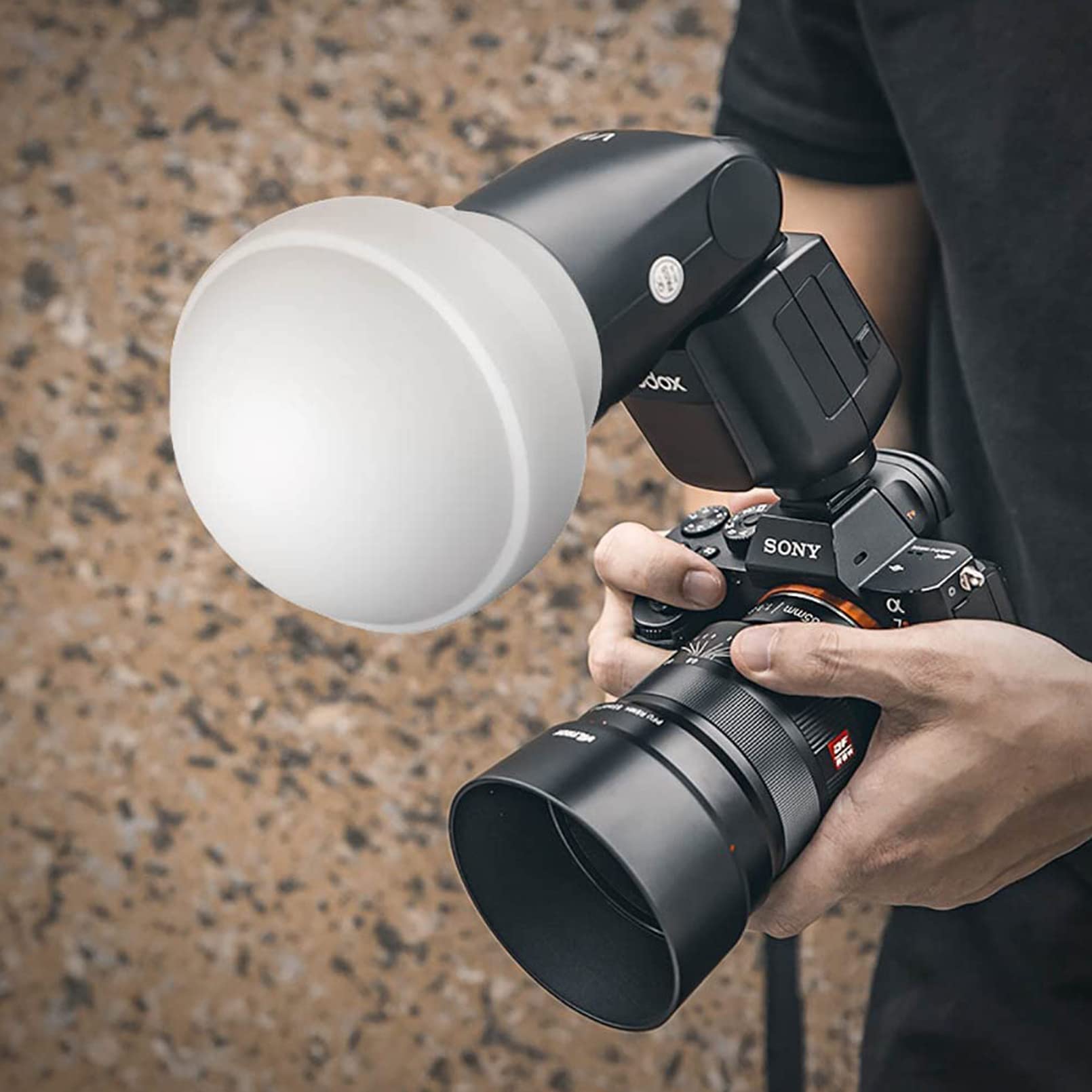 Foto 7 pulgar | Domo De Difusión Godox Ak-r22 Para Godox V1 V1 Pro Ad100pro Ad2 - Venta Internacional.