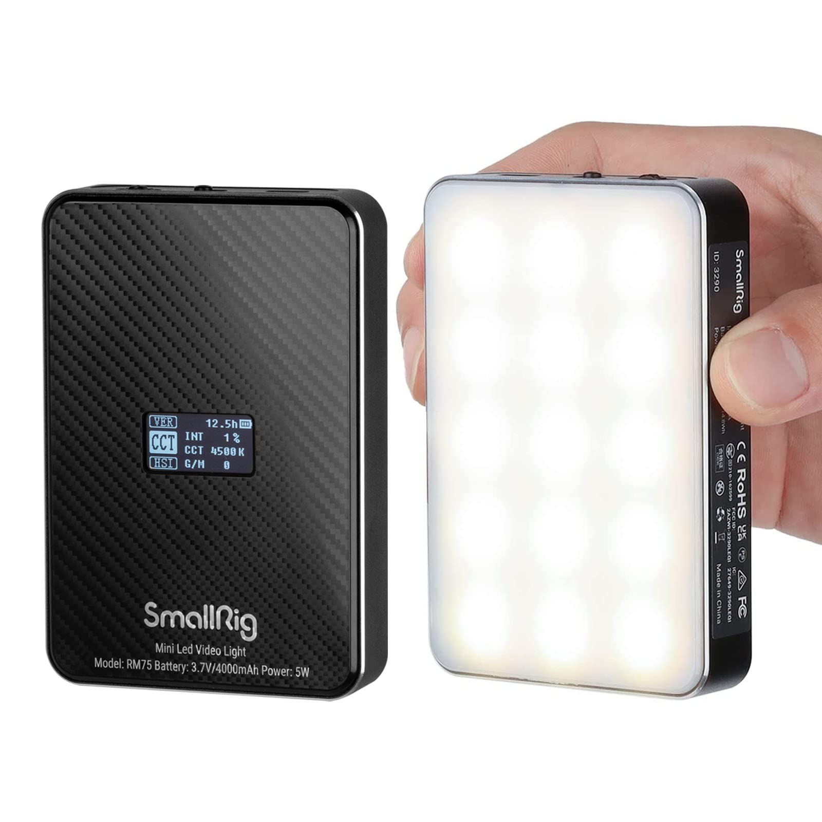Foto 1 | Luz De Vídeo Led Smallrig Rm75 Rgbww A Todo Color Con Batería - Venta Internacional.