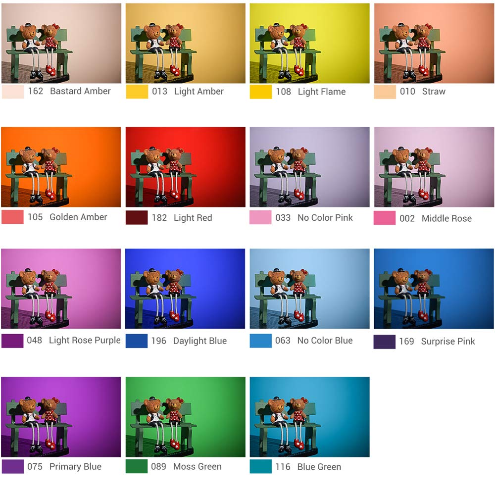 Foto 4 pulgar | Kit De Filtros Godox V-11c Para Godox Ak-r1 Con 15 Colores Flash Gel - Venta Internacional.