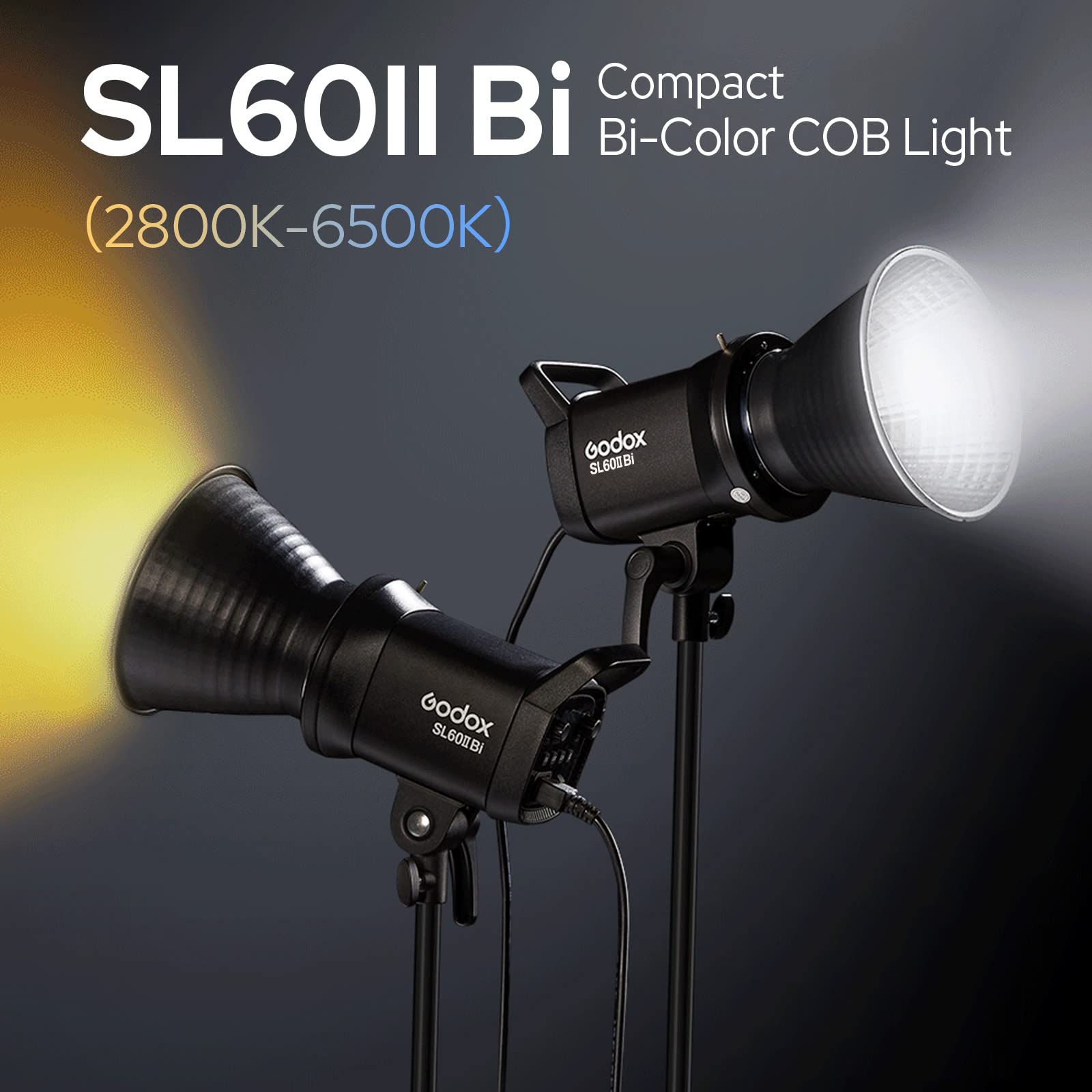 Foto 3 pulgar | Lámpara De Vídeo Led Godox Sl60iibi Bicolor 75w, 2800k-6500k - Venta Internacional.