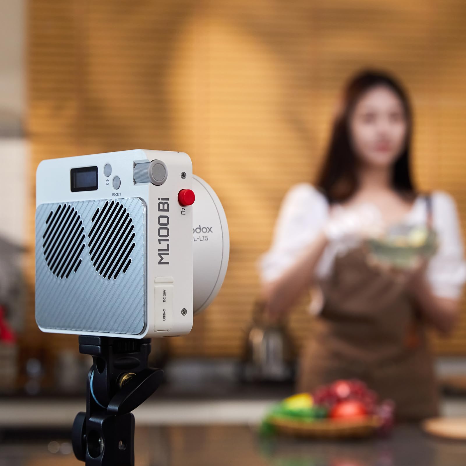 Foto 5 pulgar | Lámpara De Vídeo Led Godox Ml100bi Bicolor 120w 34300lux @1m - Venta Internacional.