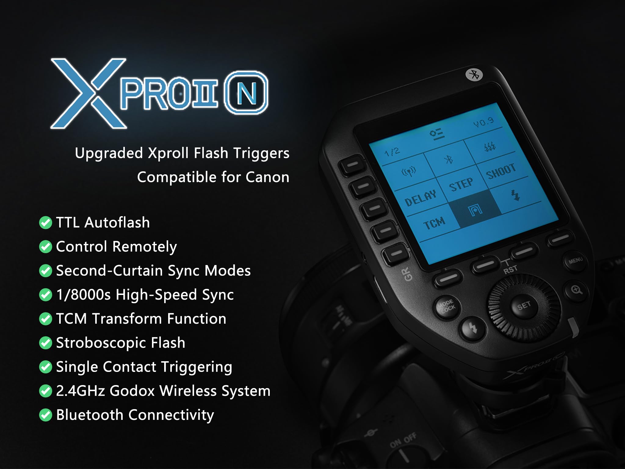 Foto 3 pulgar | Disparador De Flash Godox Xproii-n Xproiin Para Cámaras Nikon - Venta Internacional.