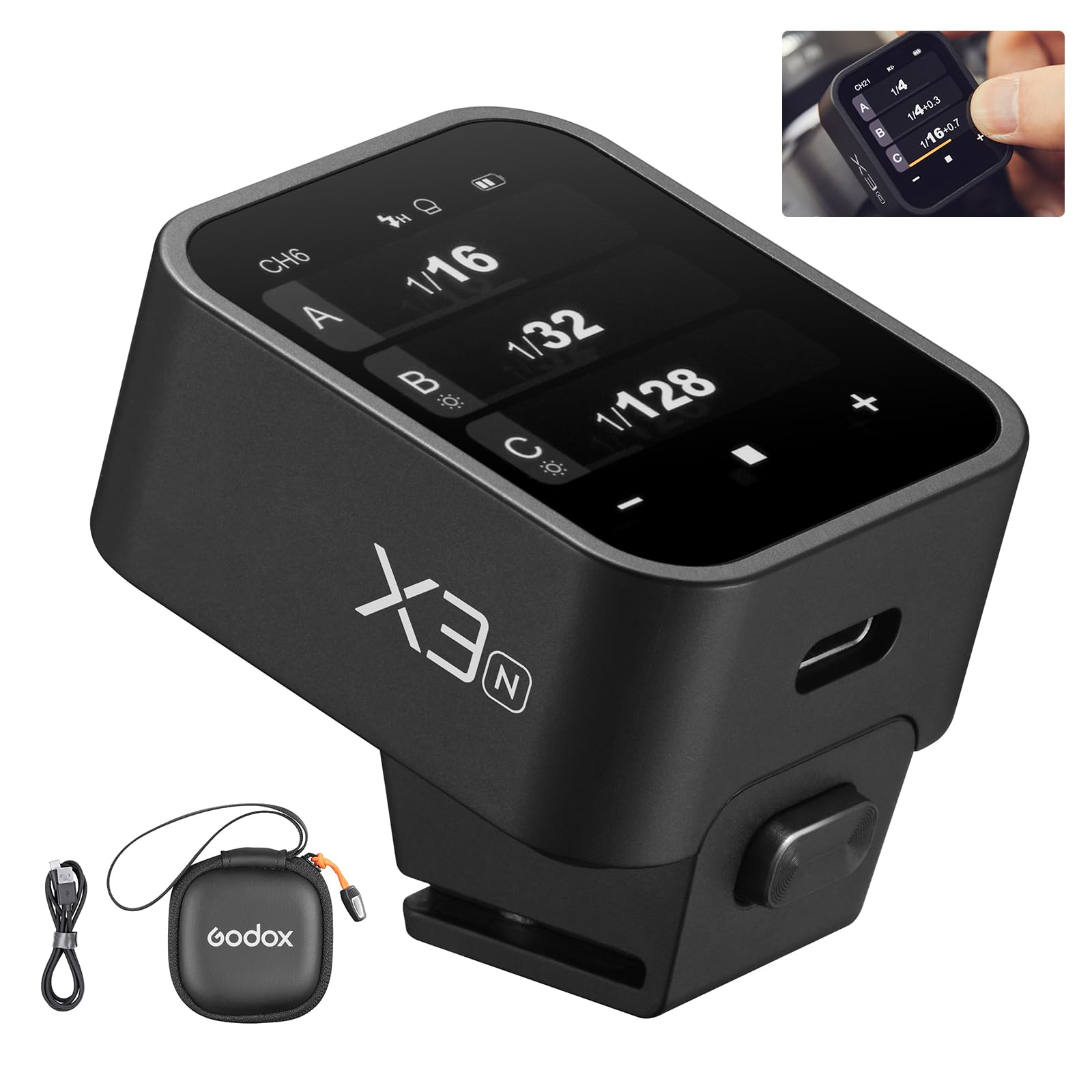 Foto 2 pulgar | Disparador De Flash Inalámbrico Godox X3n X3-n Para Cámaras Nikon - Venta Internacional.