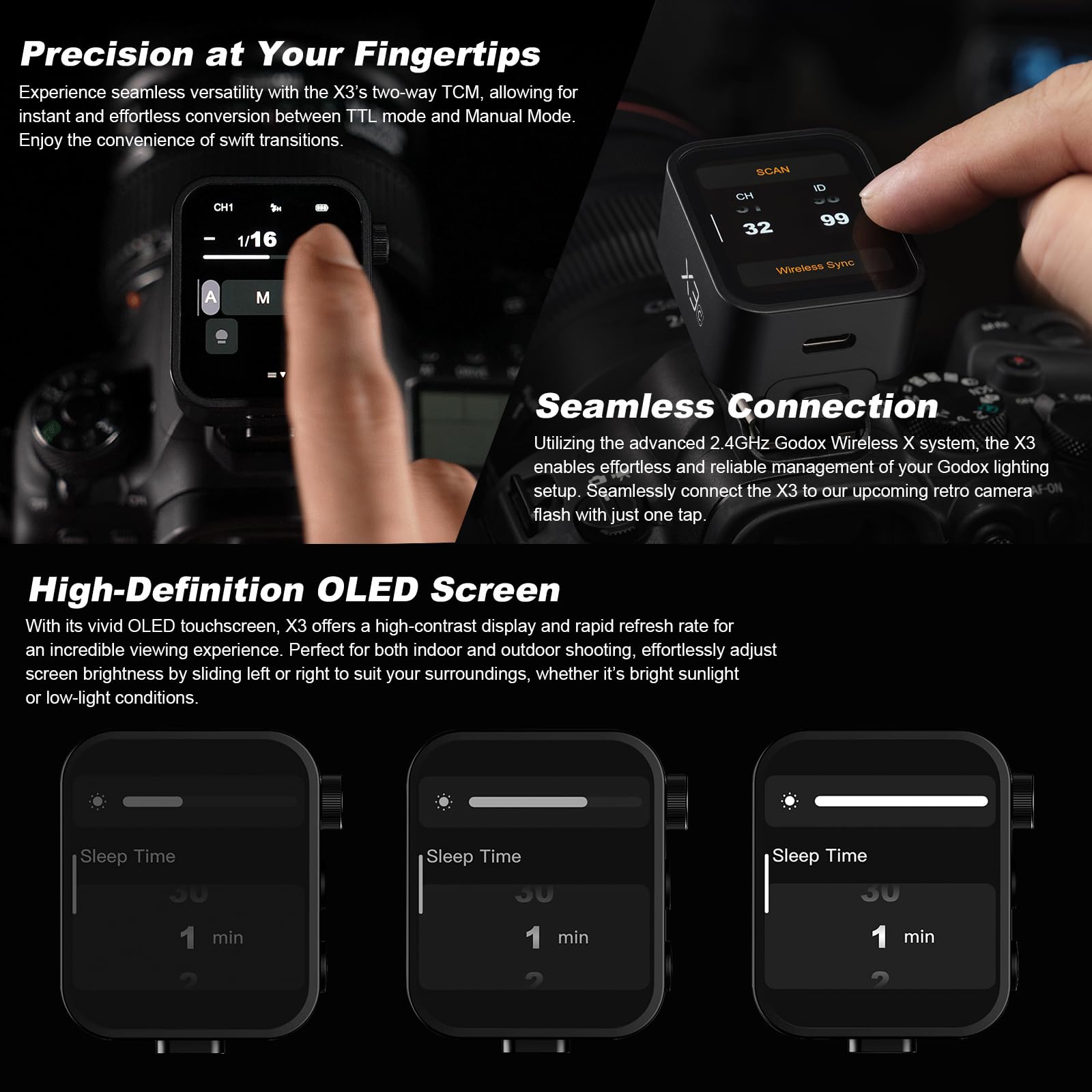 Foto 4 pulgar | Disparador De Flash Inalámbrico Godox X3n X3-n Para Cámaras Nikon - Venta Internacional.