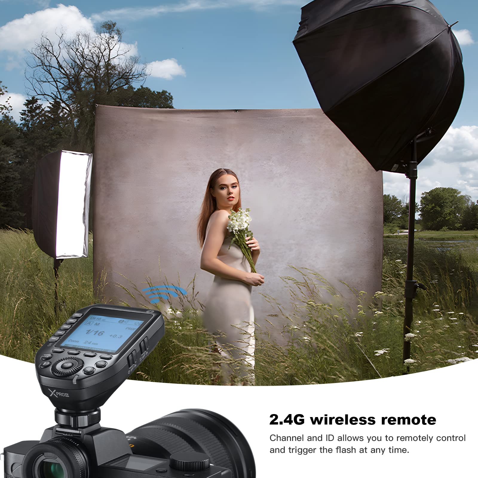 Foto 3 | Transmisor Flash Trigger Godox Xproii-c Para Cámaras Canon - Venta Internacional.