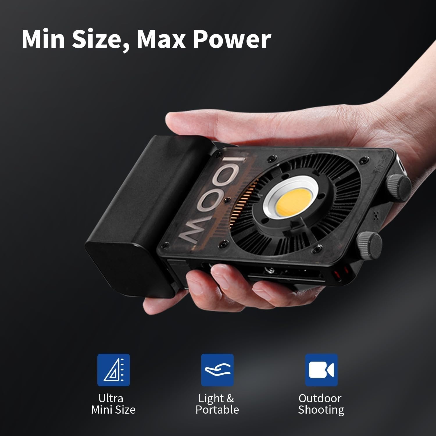 Foto 4 pulgar | Luz Led De Vídeo Zhiyun Cinepeer Cx100 De 100 W Con Batería De 4500 Mah - Venta Internacional.