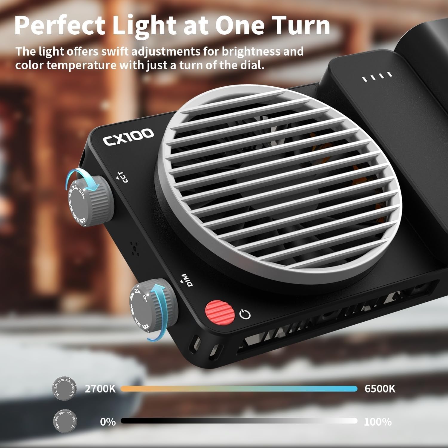 Foto 8 pulgar | Luz Led De Vídeo Zhiyun Cinepeer Cx100 De 100 W Con Batería De 4500 Mah - Venta Internacional.