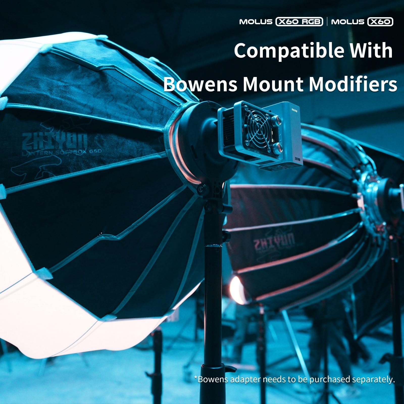 Foto 7 pulgar | Luz De Vídeo Led Zhiyun X60 Combo, 60 W, Bicolor, Cct 2700-6500 K - Venta Internacional.