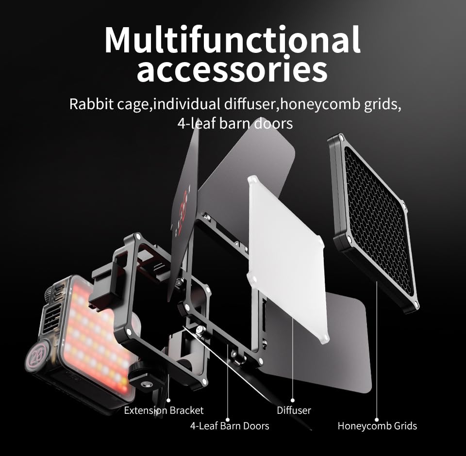 Foto 6 pulgar | Lámpara De Vídeo Zhiyun Fiveray M20 Combo Bicolor 20w Cri 95+ - Venta Internacional.