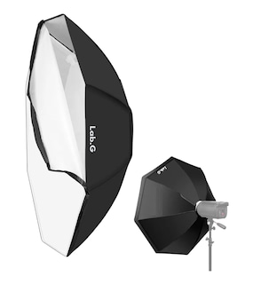 Foto 1 | Octabox Lab.g 95cm Nuevo Diseño Softbox Difusor Octogonal Negro Blanco