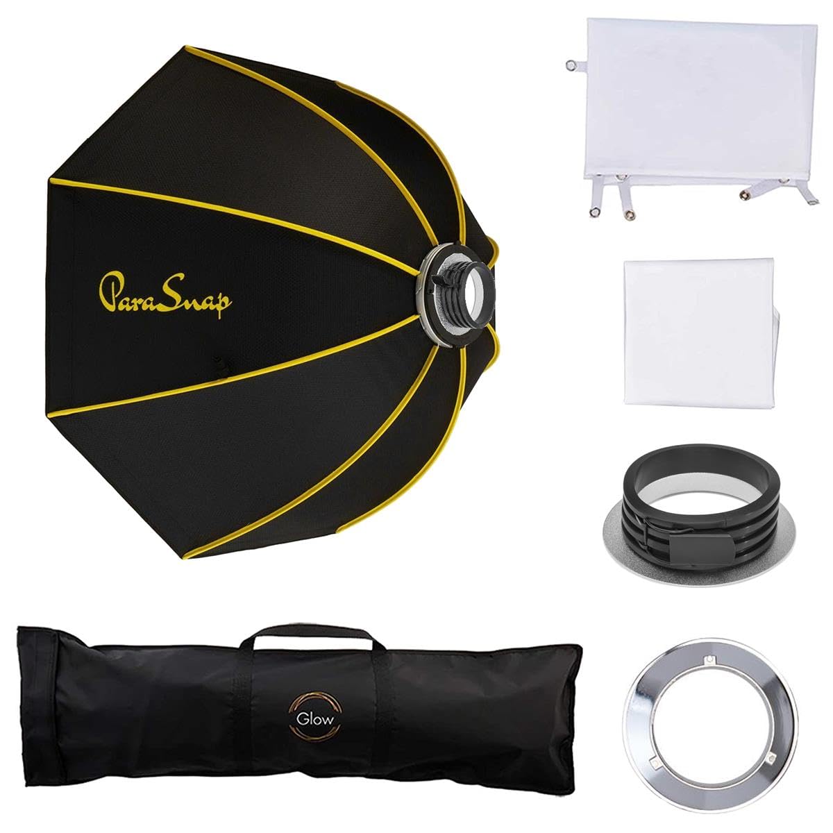 Soporte Bowens De Fibra Esterlina Softbox Glow Parasnap De 36 Octas - Venta Internacional.