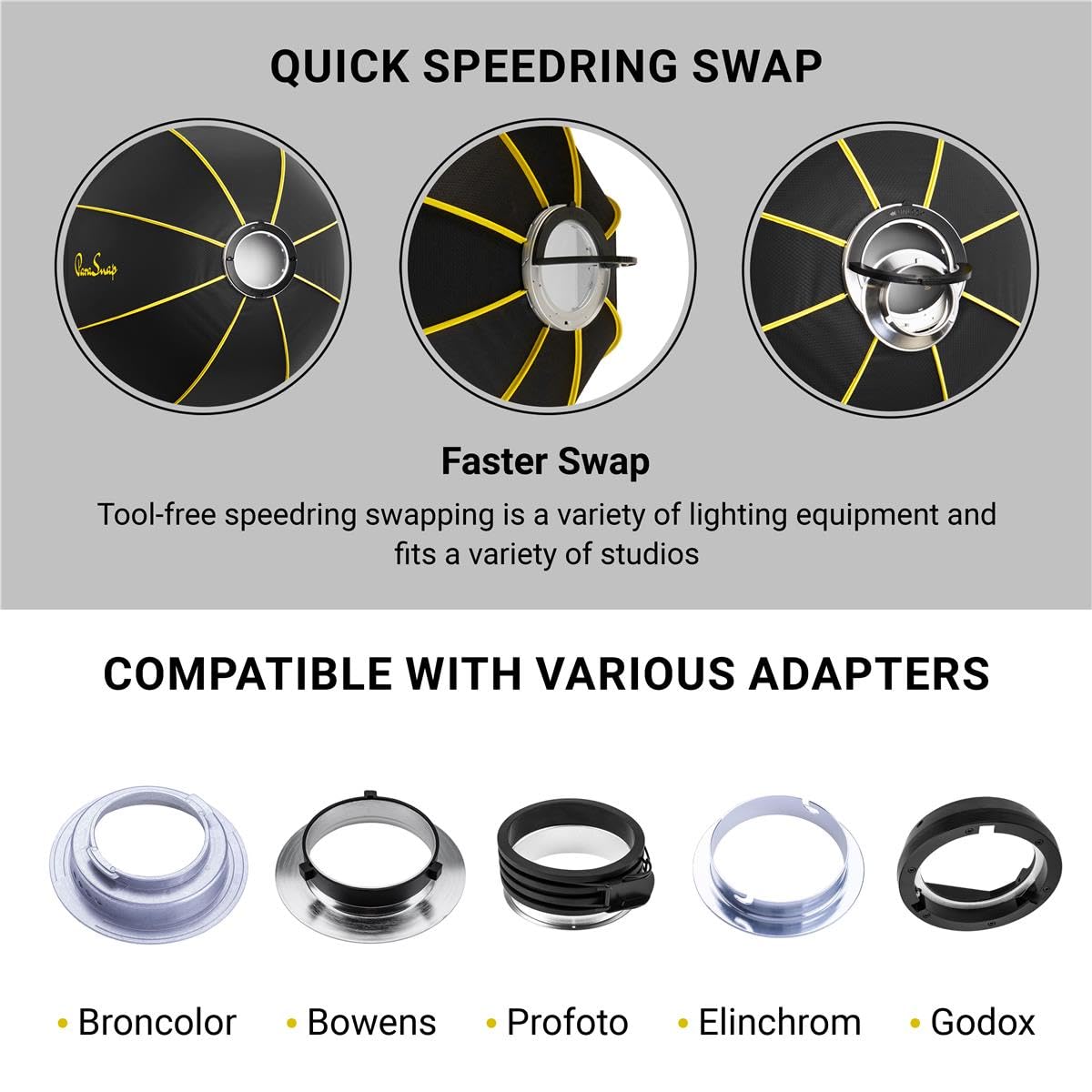 Foto 5 pulgar | Soporte Bowens De Fibra Esterlina Softbox Glow Parasnap De 36 Octas - Venta Internacional.