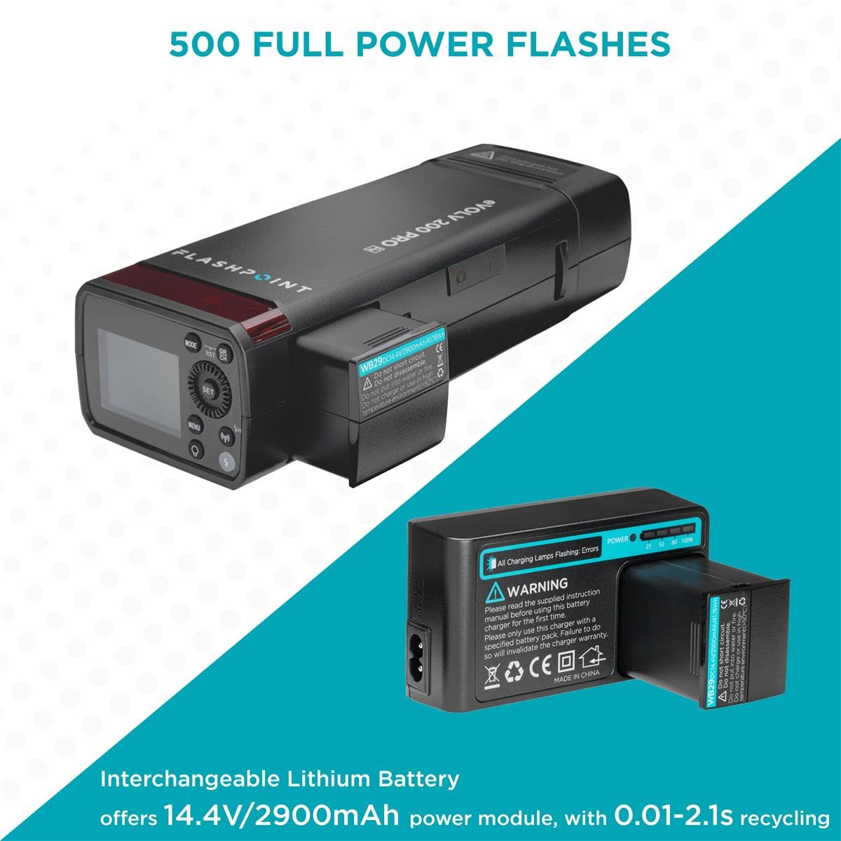 Foto 7 pulgar | Kit De Flash De Bolsillo Flashpoint Evolv 200 Pro Ttl 200 W - Venta Internacional.