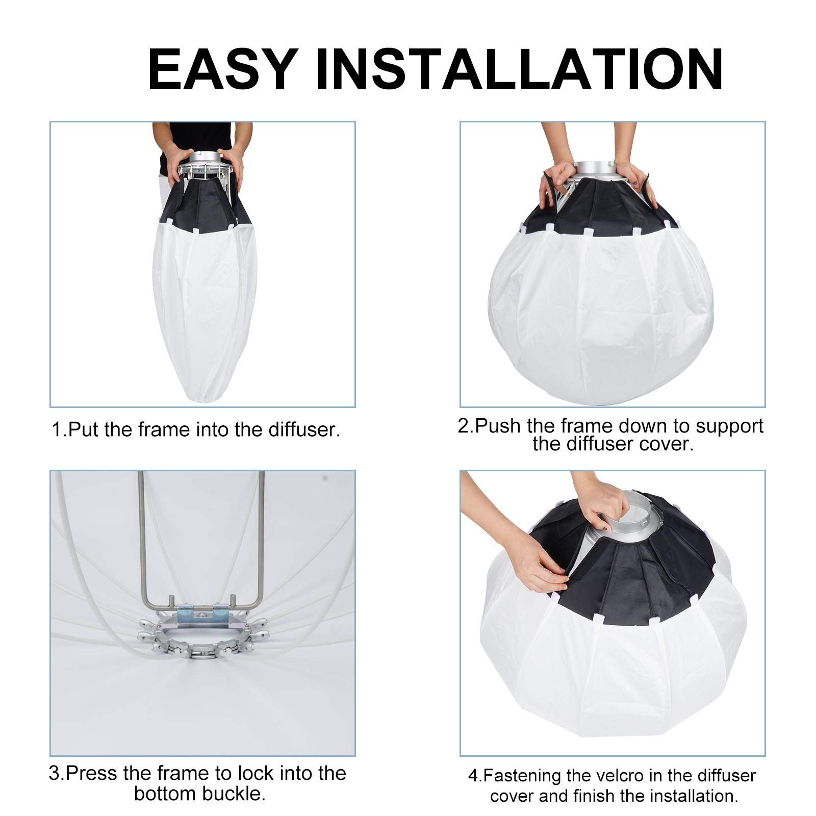Foto 5 | Modificador De Luz Suave Lantern Softbox Godox Cs-65d Para Sl-60 W - Venta Internacional.