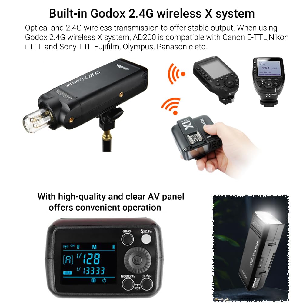 Foto 6 pulgar | Linterna Godox Ad200, 200 W, 2,4 G, Ttl 1/8000 Hss, Luz Única - Venta Internacional.