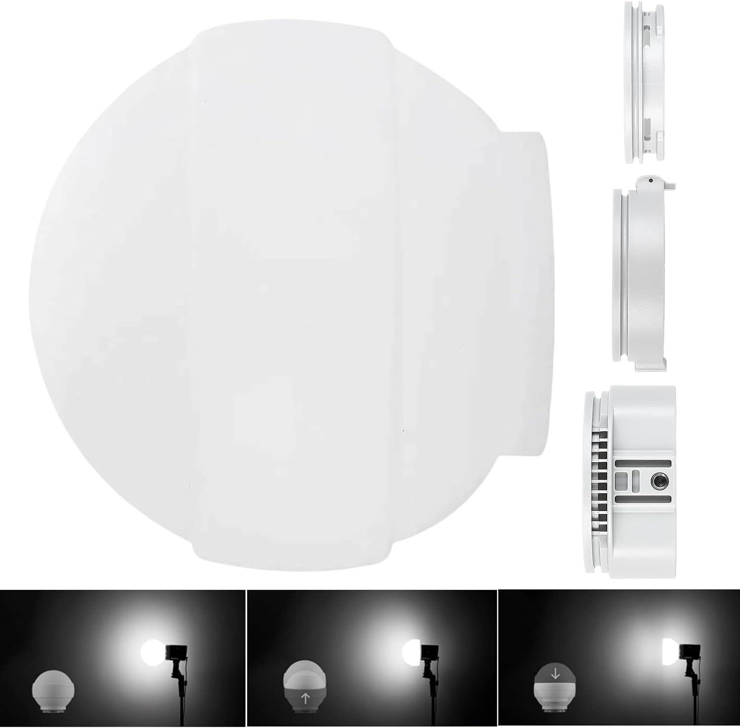 Kit De Domo De Difusión Godox Ml-cd15 Para Flash V1, Ad100pro, Etc. - Venta Internacional.