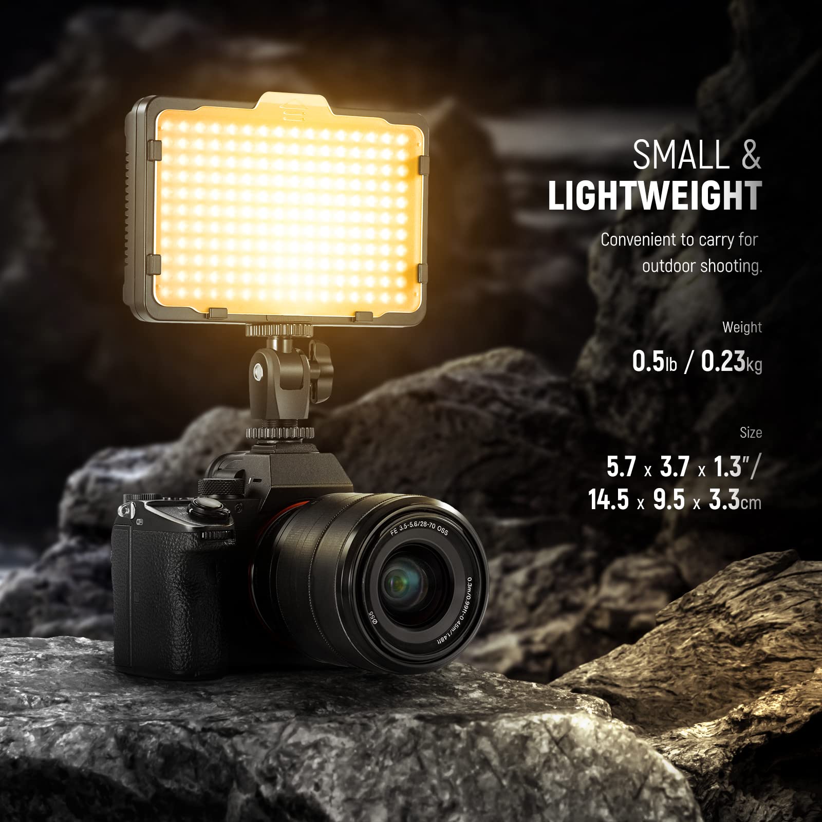 Foto 2 | Luz Led De Vídeo Neewer 176 Regulable Con 2 Baterías De 2600 Mah - Venta Internacional.