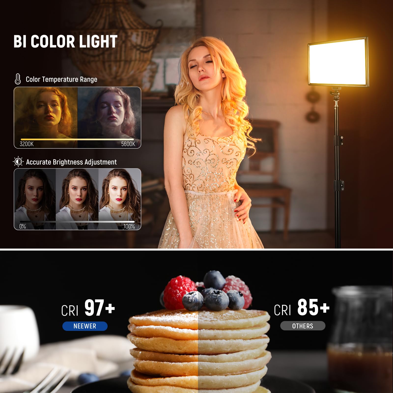 Foto 5 pulgar | Panel De Luz De Vídeo Led Neewer Nl-192ai De 20 W Con Batería De 8000 Mah - Venta Internacional.