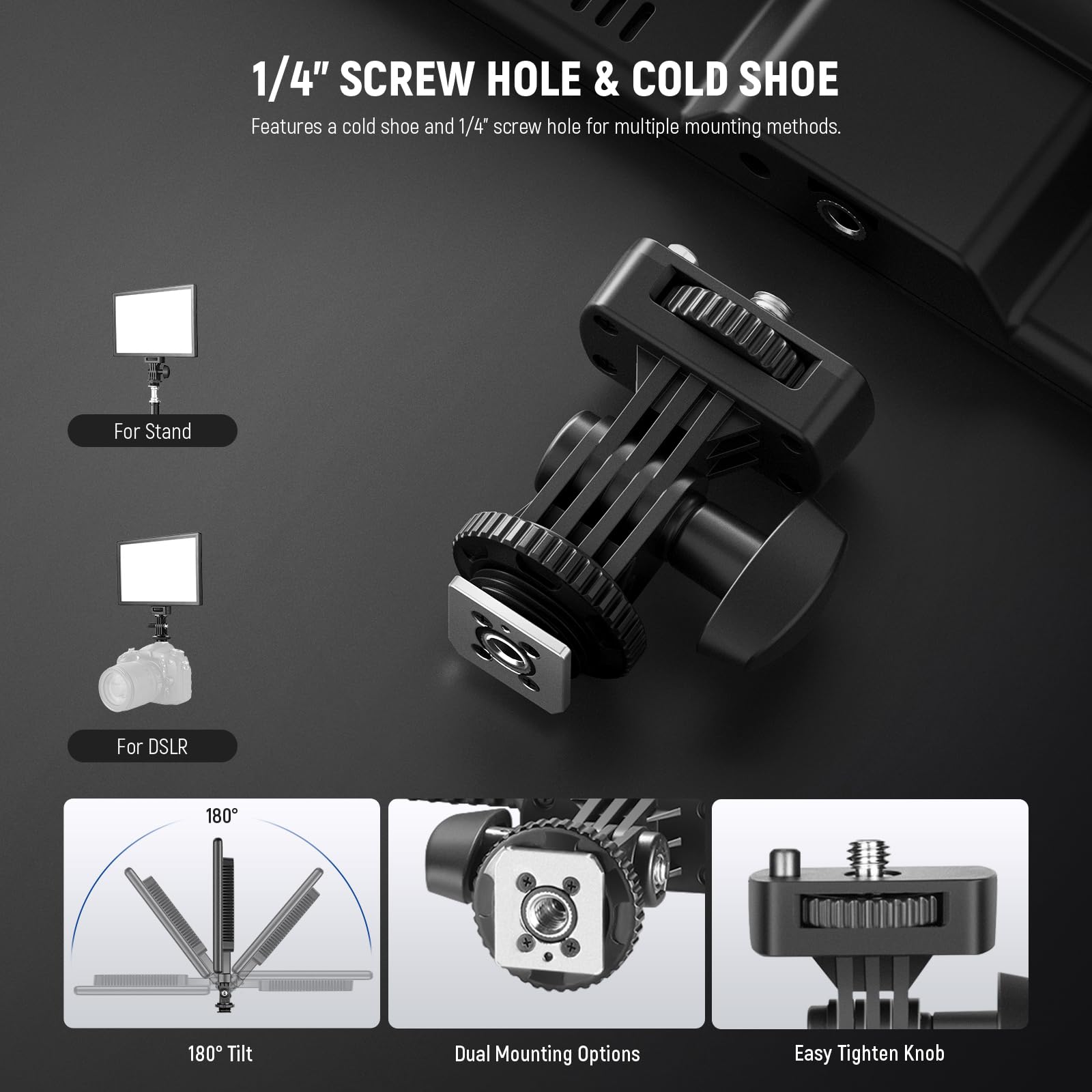 Foto 6 | Panel De Luz De Vídeo Led Neewer Nl-192ai De 20 W Con Batería De 8000 Mah - Venta Internacional.