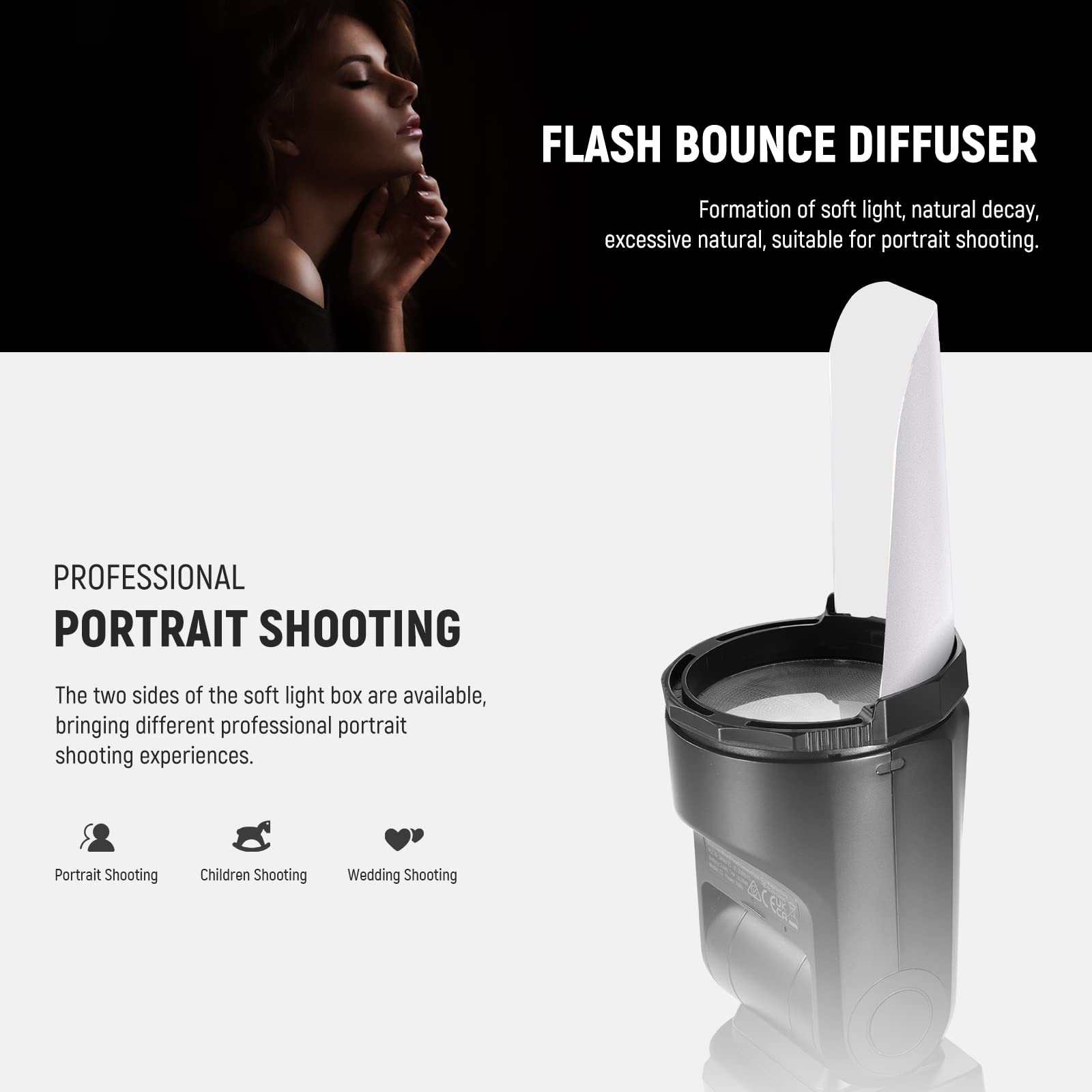Foto 5 | Kit De Accesorios Flash Neewer Round Head Para Z2 Z1 Speedlite - Venta Internacional.