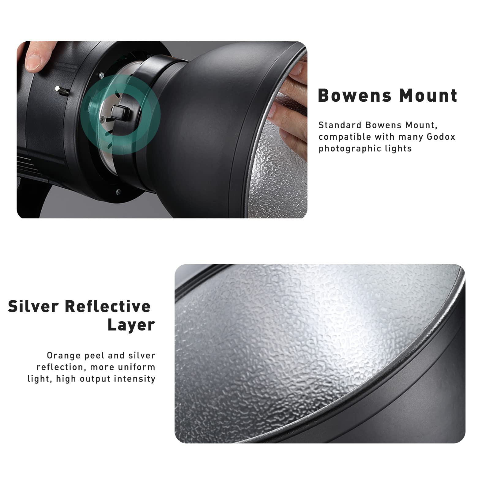 Foto 6 pulgar | Reflector Godox Ad-r6 7 Bowens Con Soporte Para Ad600, Ad400pro - Venta Internacional.