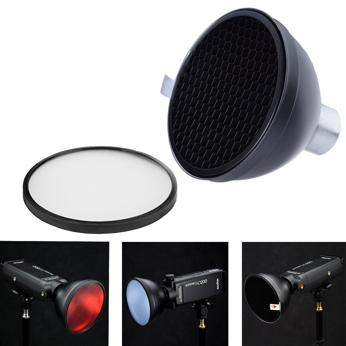 Foto 4 pulgar | Accesorio: Reflector Estándar Godox Ad-s2 Con Difusor Suave - Venta Internacional.